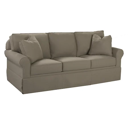 Classic Sofa with Rolled Arms